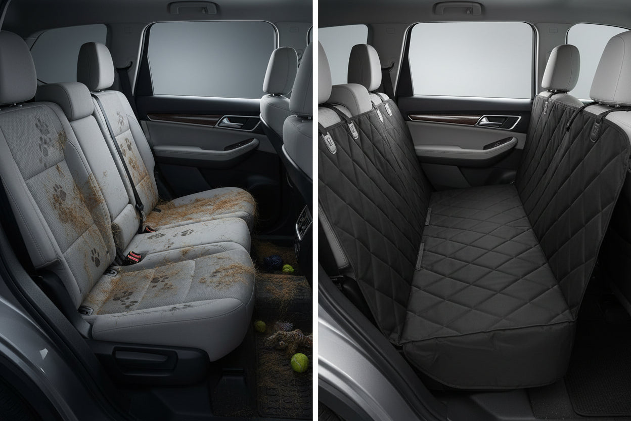 BACK SEAT SAVER — for muddy paws and messy car rides