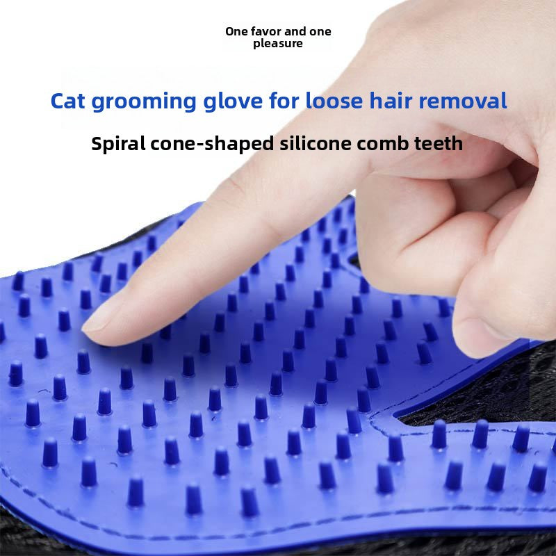 Pet Grooming and Massage Glove