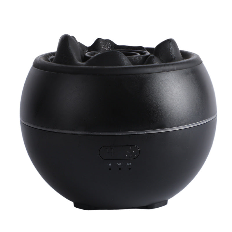 Flame Aroma Diffuser – 300ml Ultrasonic Humidifier with Flame Effect