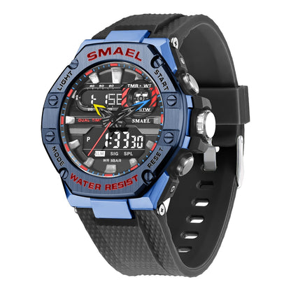 Digital Alloy Electronic Watch Men - NOMAN STORE LLC
