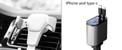 Metal Car Charger 100W Super Fast Charging Car Cigarette Lighter USB And TYPE-C Adapter - NOMAN STORE LLC