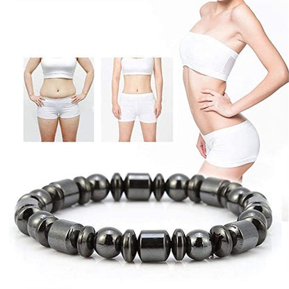 Weight Loss Magnet Bracelets For Women Men Pentagram Stone Magnetic Therapy Bracelets Pain Relief Slimming Health Jewelry - NOMAN STORE LLC