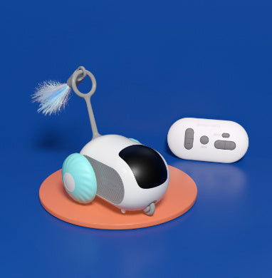 Remote Control Interactive Cat Car Toy USB Charging Chasing Automatic Self-moving Remote Smart Control Car Interactive Cat Toy Pet Products - NOMAN STORE LLC