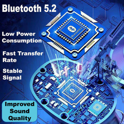 Wireless 5.1 Waterproof Bluetooth Sports Waterproof Earphones - NOMAN STORE LLC