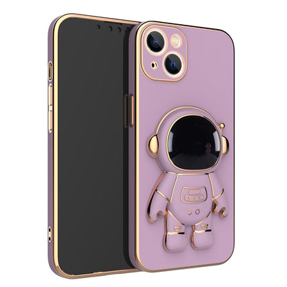 Self-contained Lens Film Mobile Phone Case Electroplating Bracket Protective Cover - NOMAN STORE LLC