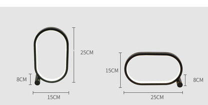 Usb Plug-In Lamp Oval Acrylic Lamp Touch Control Dimmable Modern Simple Creative Night Lamp Bedside Reading Lamp Desk Table Led - NOMAN STORE LLC
