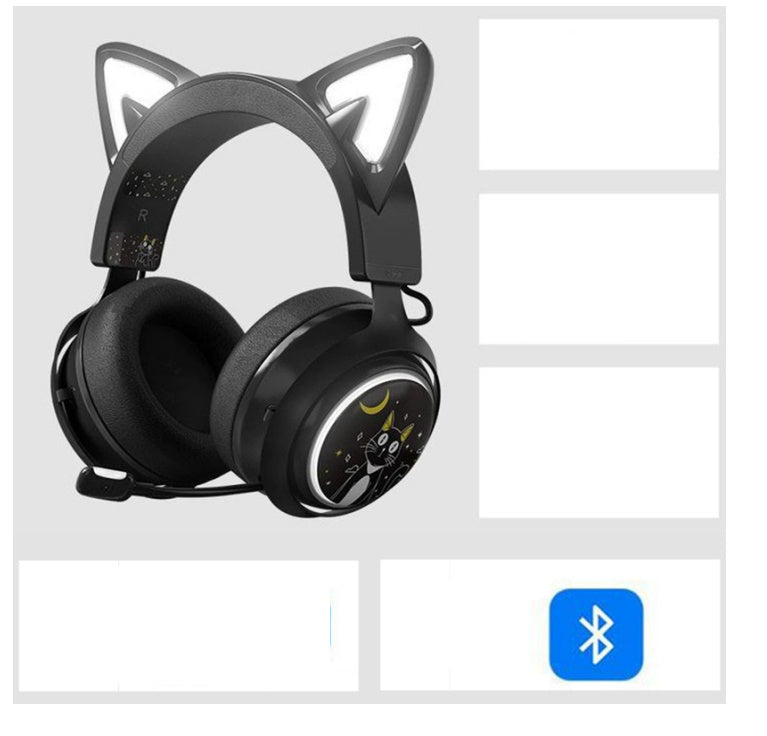 Net Red Same Style Luminous Cat Ear Headphones - NOMAN STORE LLC