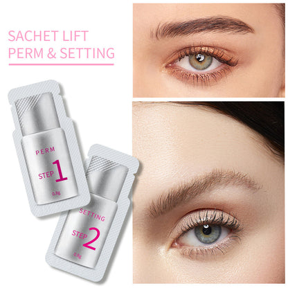 ICONSIGN 10 Pairs Pouch Eyelash Perm Lotion Lashes Lift Quick Perming 5 To 8 Minutes Beauty Makeup Tools - NOMAN STORE LLC