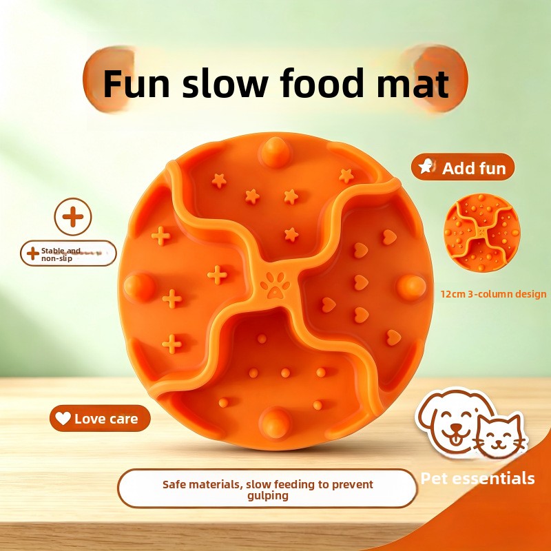 NO GULP BOWL — for pets that choke on their food