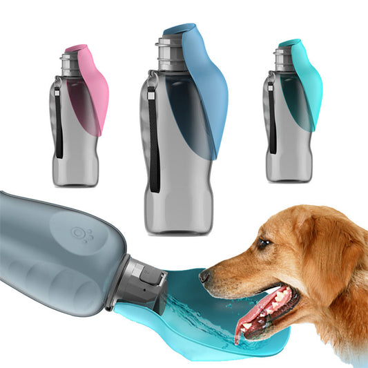 800ml Dogs Water Bottle Portable High Capacity Leakproof Pet Foldable Drinking Bowl Golden Retriever Outdoor Walking Supplies Pet Products - NOMAN STORE LLC