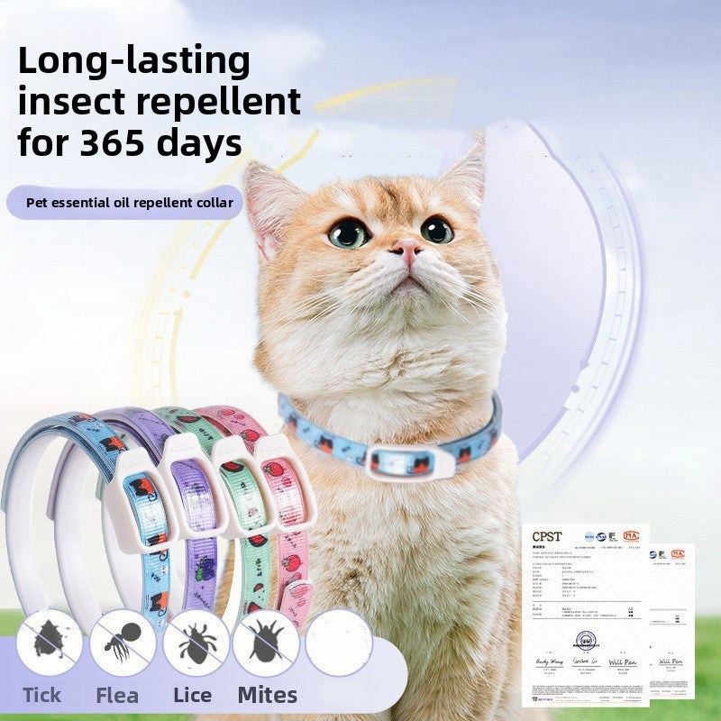 Essential Oil Pet Repellent Collar