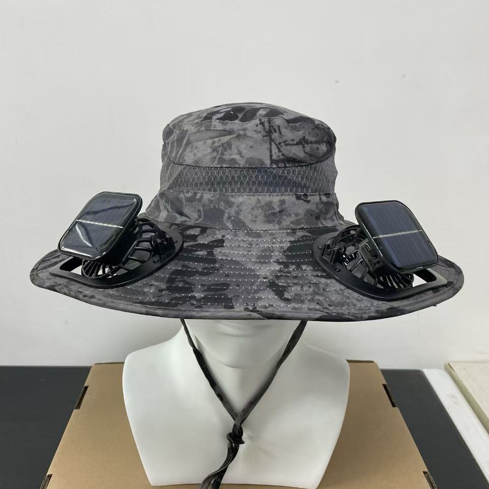 Solar USB Fan Hat with Dual Cooling and Sun Protection - Noman Store LLC