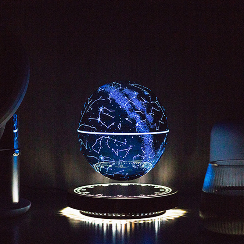 Magnetic levitation moon light glowing