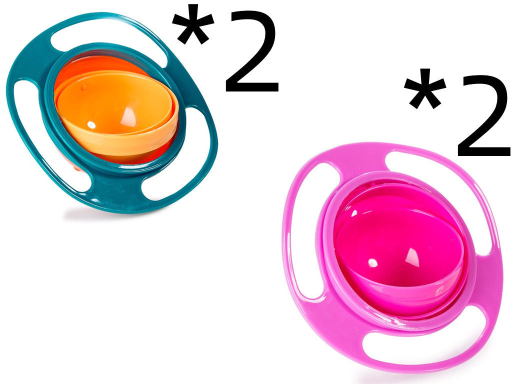 360 Rotate Universal Spill-proof Bowl Dishes - NOMAN STORE LLC