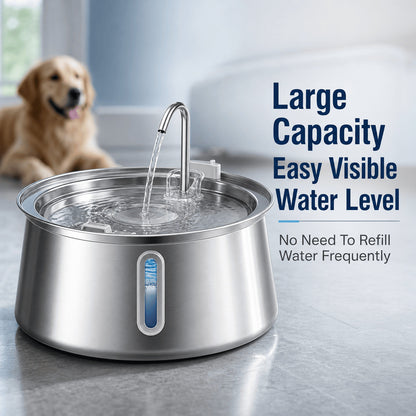 ALWAYS FRESH — for pets left home alone all day