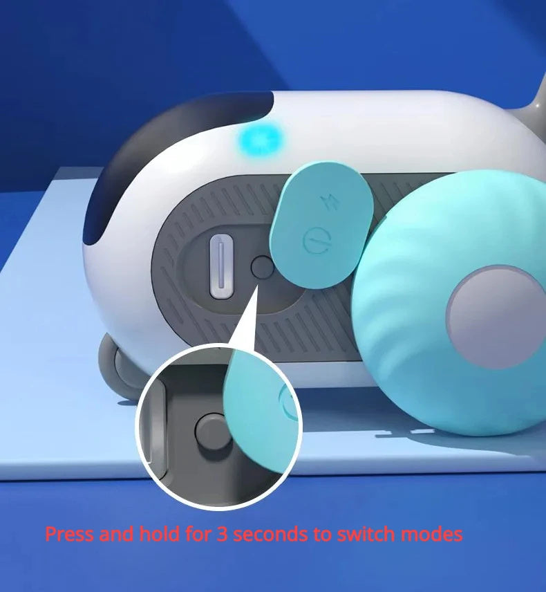 Remote Control Interactive Cat Car Toy USB Charging Chasing Automatic Self-moving Remote Smart Control Car Interactive Cat Toy Pet Products - NOMAN STORE LLC