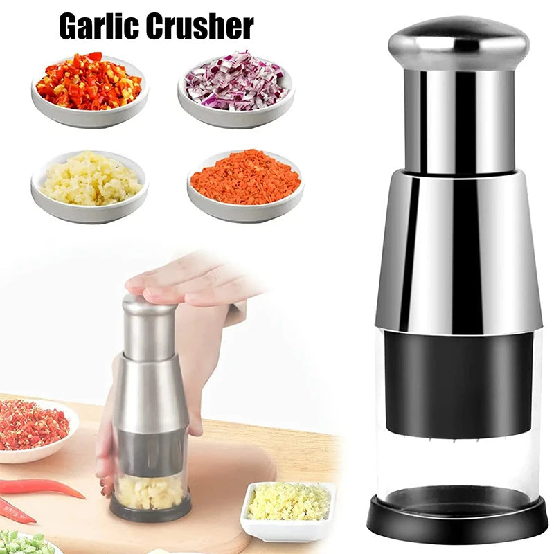 Manual Garlic & Vegetable Chopper – Multi-purpose Crusher and Press Machine