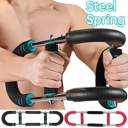 Multi-functional U-shaped Arm Strengthener Chest Trainer Adjustable Forearm Strength Exerciser Home Gym Equipment Bodybuilding - NOMAN STORE LLC