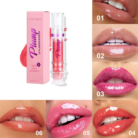 New Tube Lip Rich Lip Color Slightly Spicy Lip Honey Lip Glass Mirror Face Lip Mirror Liquid Lipstick - NOMAN STORE LLC