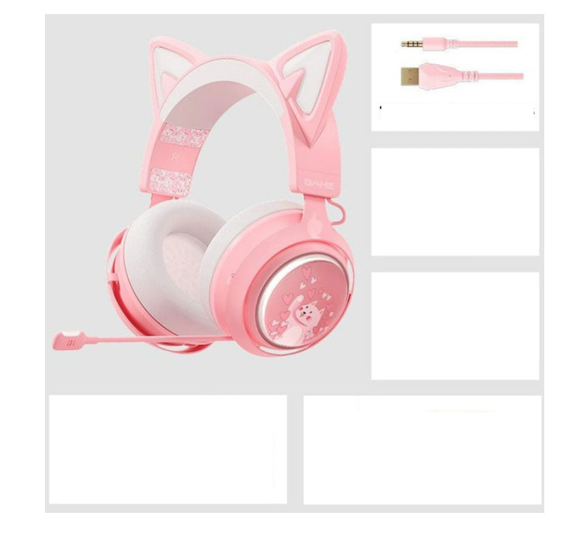 Net Red Same Style Luminous Cat Ear Headphones - NOMAN STORE LLC