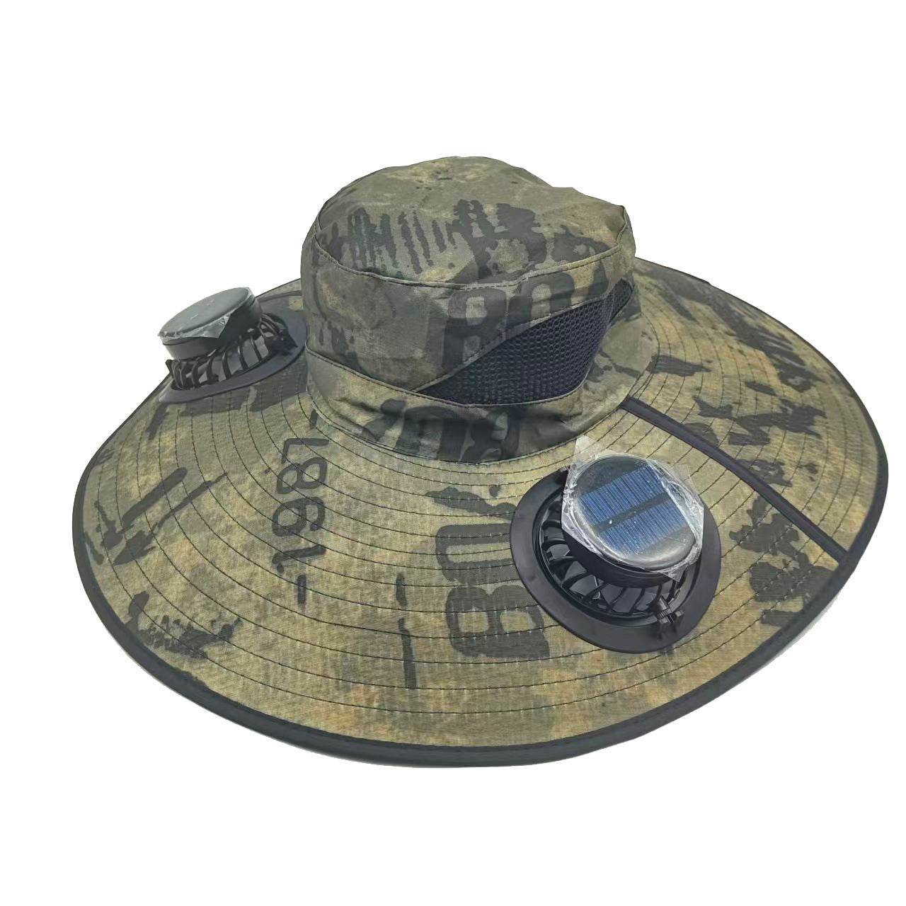 Solar USB Fan Hat with Dual Cooling and Sun Protection - Noman Store LLC