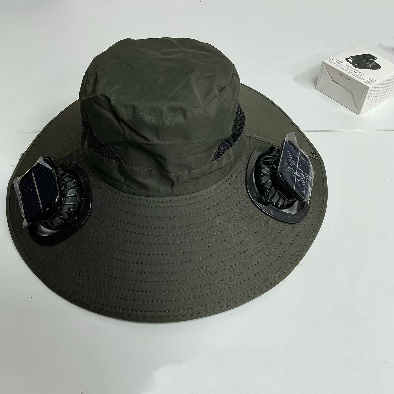 Solar USB Fan Hat with Dual Cooling and Sun Protection - Noman Store LLC
