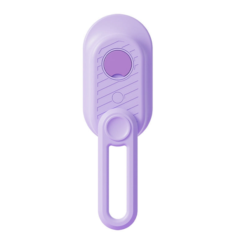 Steam pet grooming brush light purple