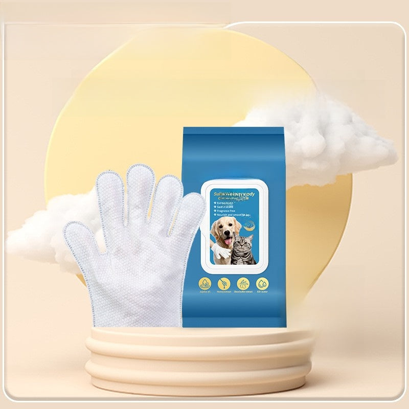 Pet cleaning gloves - Noman Store LLC
